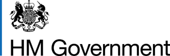 HM Government logo for footer